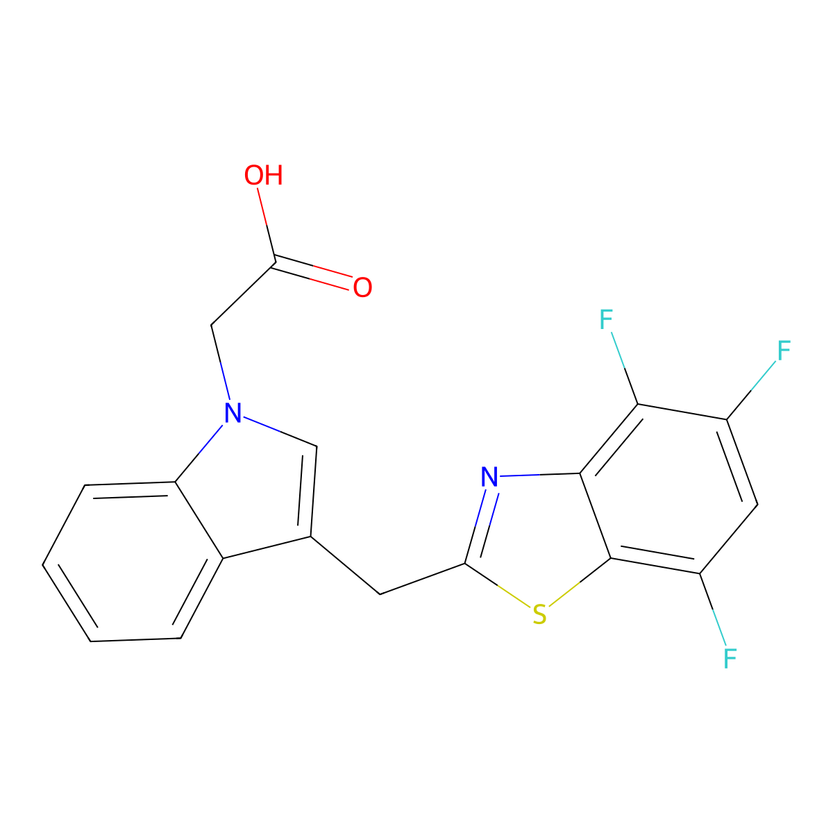 Lidorestat molecular structure, CAS 245116-90-9