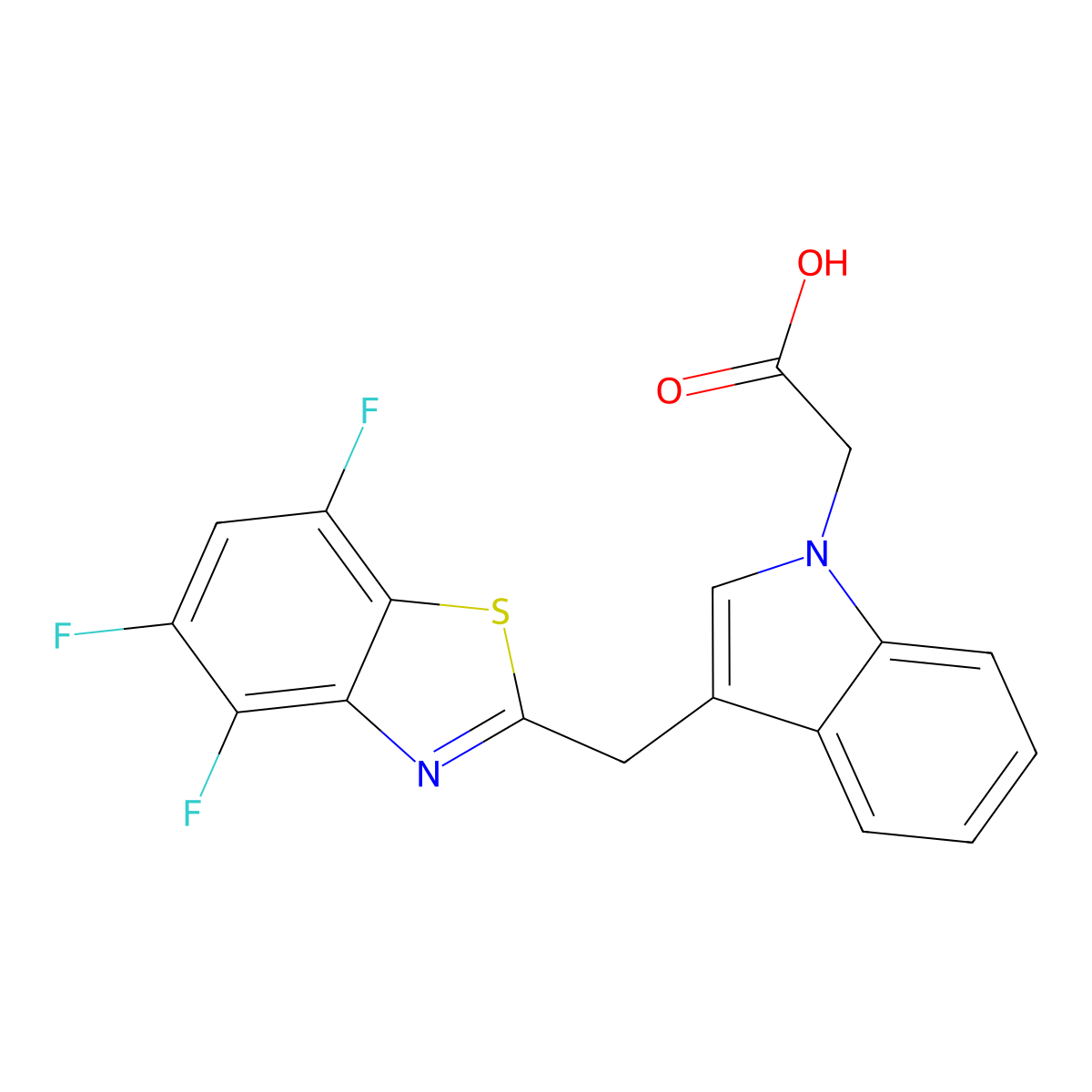 Lidorestat molecular structure, CAS 245116-90-9