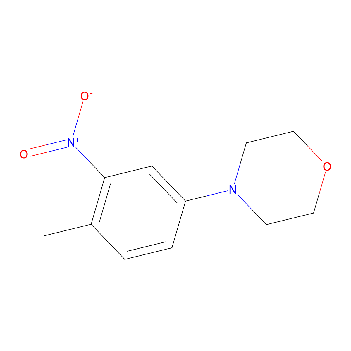 4-(4-Methyl-3-nitrophenyl)morpholine molecular structure, CAS 245117-17-3