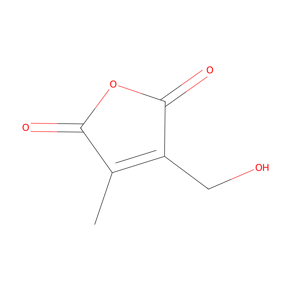 3-(Hydroxymethyl)-4-methylfuran-2,5-dione molecular structure, CAS 245124-18-9