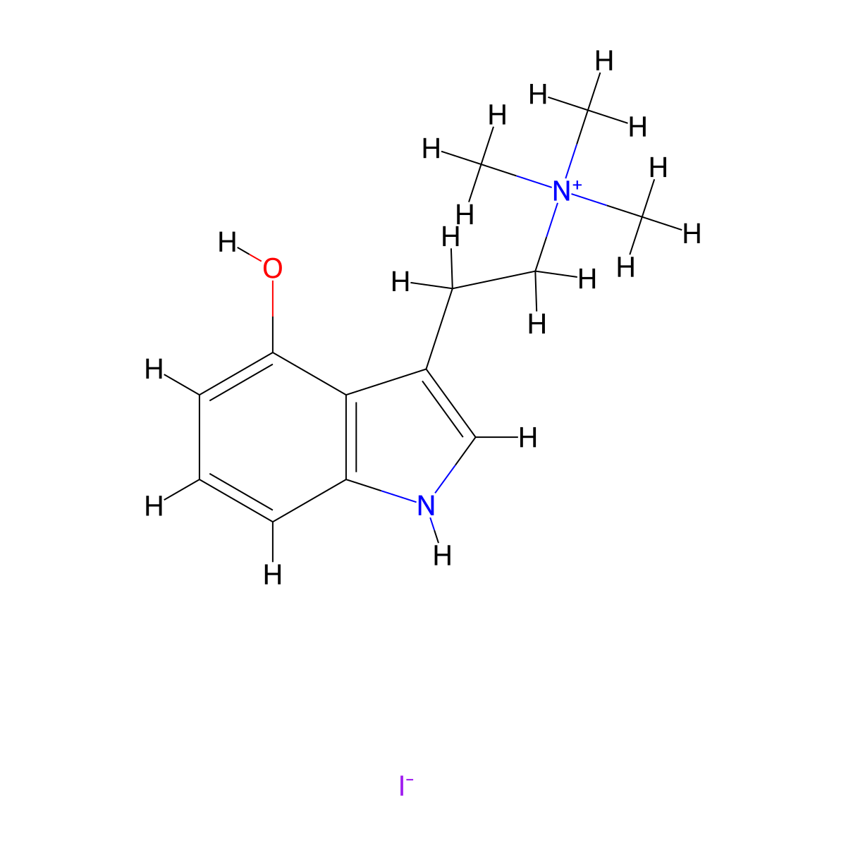 4-hydroxy TMT (iodide) molecular structure, CAS 2451455-99-3