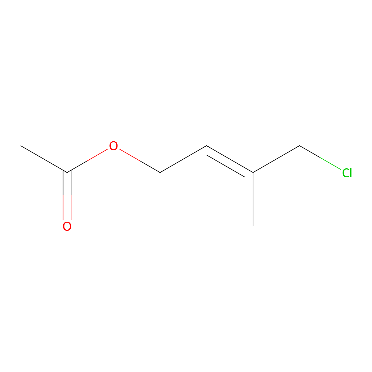 1-Acetoxy-4-chloro-3-methyl-2-butene molecular structure, CAS 24529-81-5
