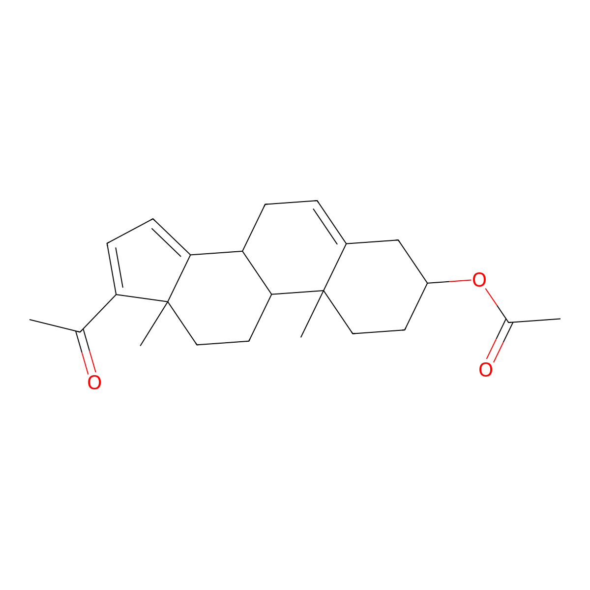 [(3S,8R,9S,10R,13S)-17-acetyl-10,13-dimethyl-2,3,4,7,8,9,11,12-octahydro-1H-cyclopenta[a]phenanthren-3-yl] acetate molecular structure, CAS 2453-93-2