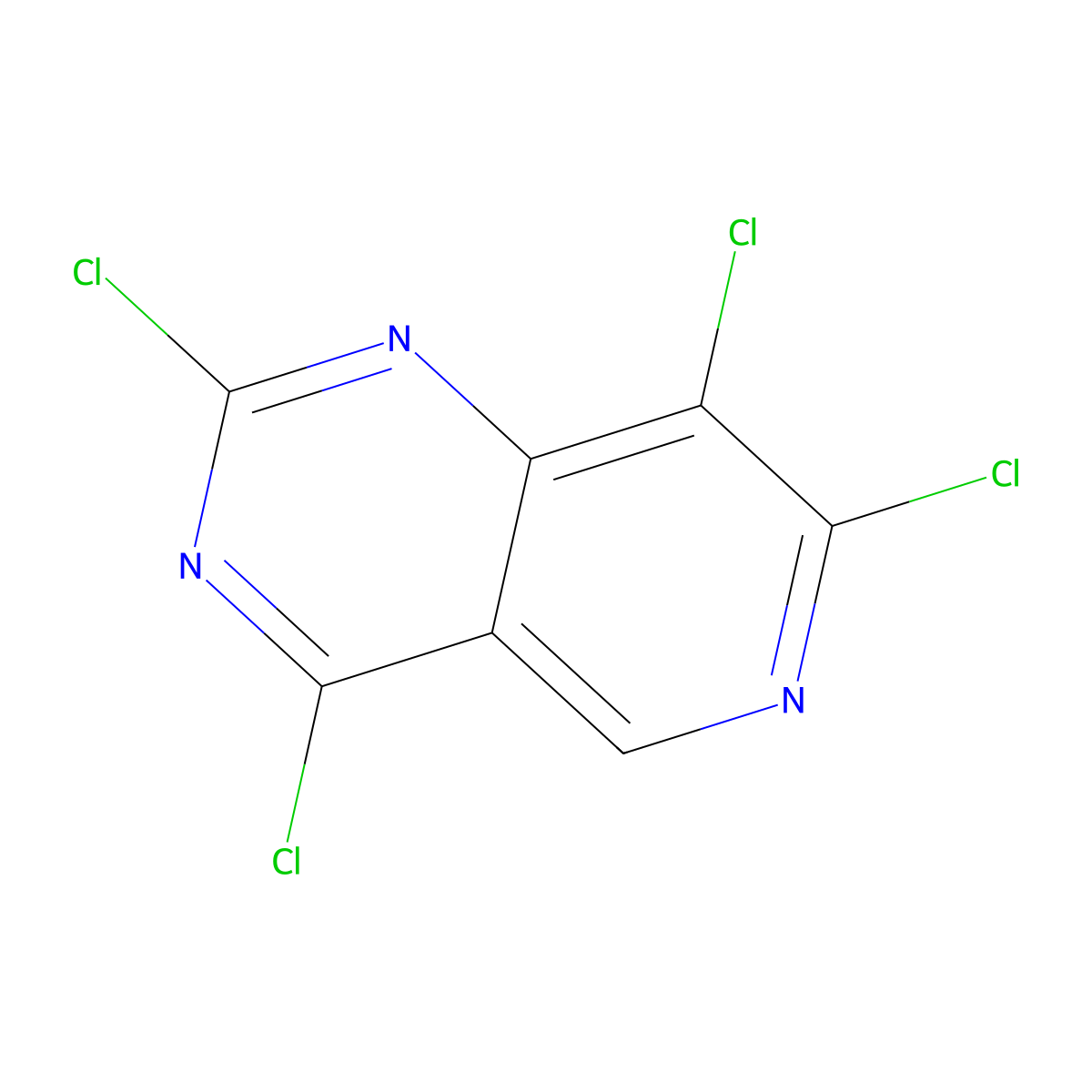 2,4,7,8-Tetrachloropyrido[4,3-D]pyrimidine molecular structure, CAS 2454396-63-3