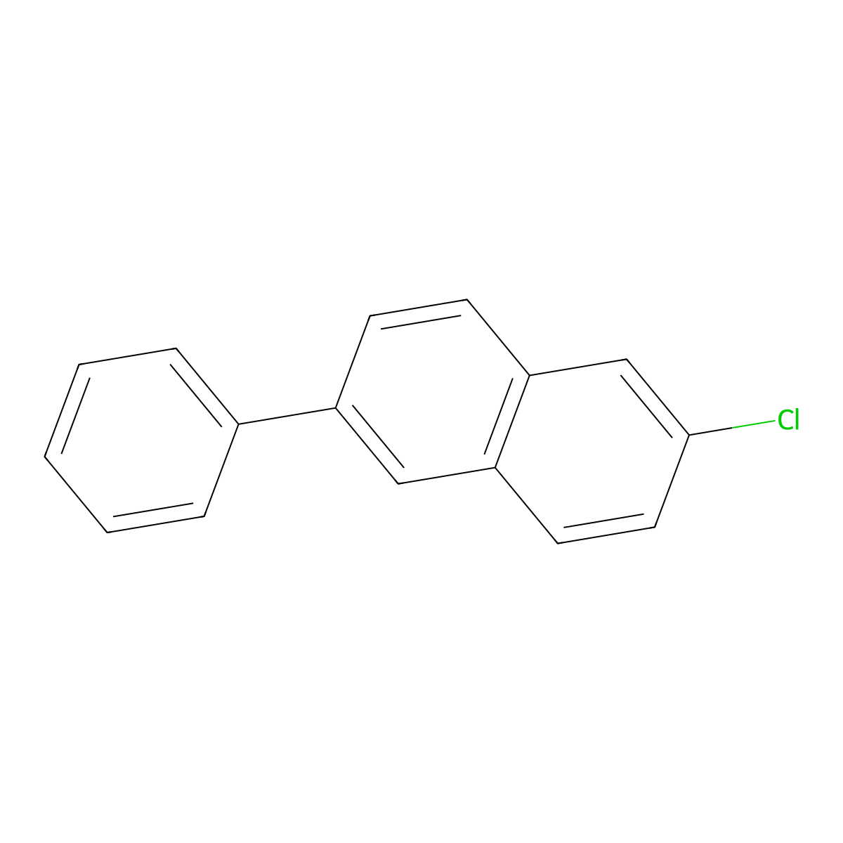 2-Chloro-6-phenylnaphthalene molecular structure, CAS 2455463-35-9