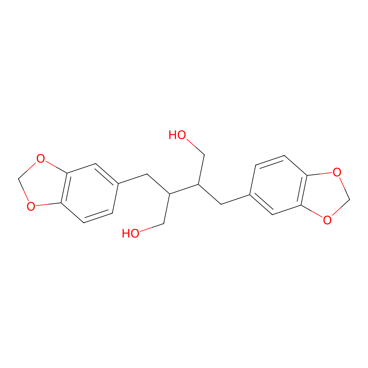 Dihydrocubebin molecular structure, CAS 24563-03-9