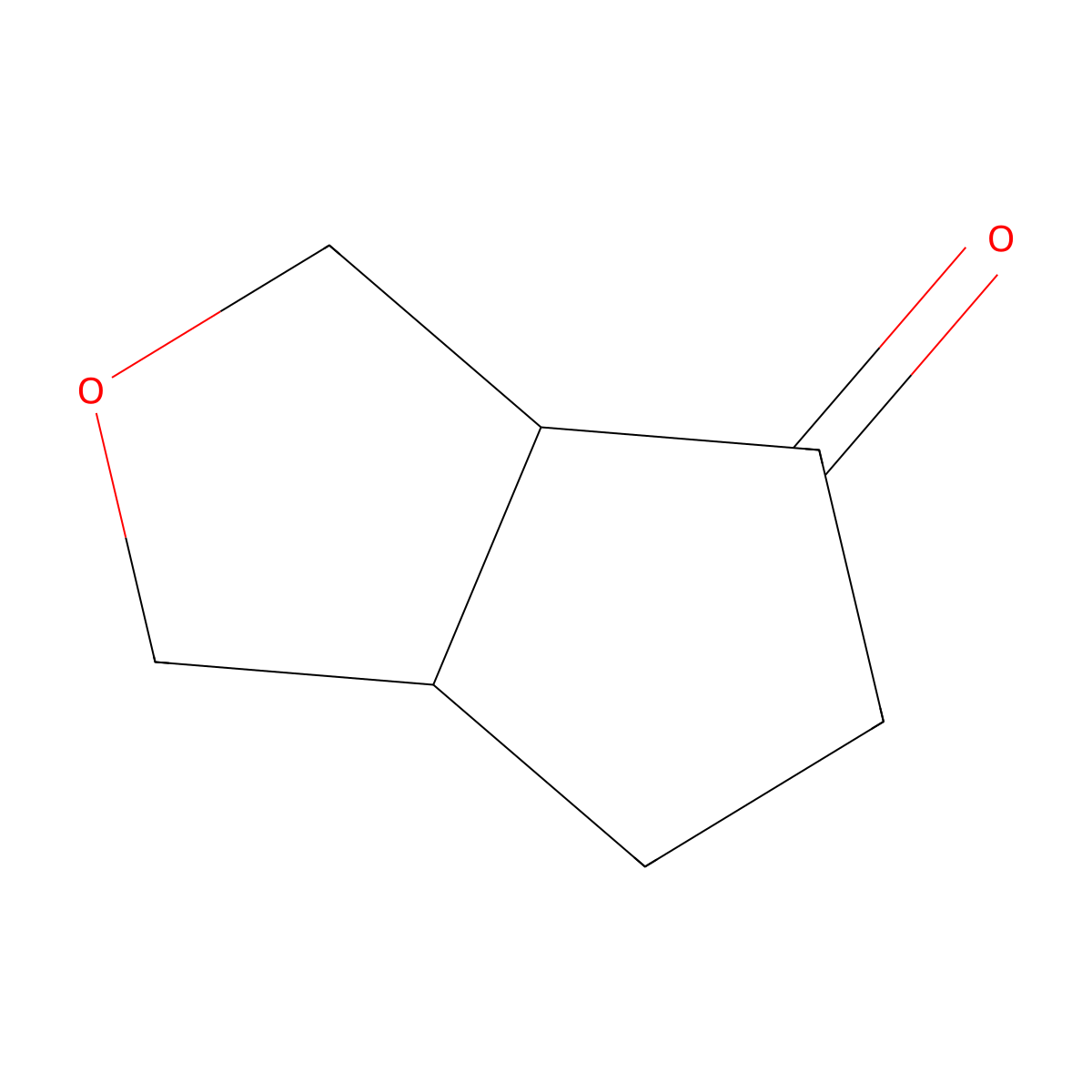 rel-(3aS,6aR)-Hexahydro-4H-cyclopenta[c]furan-4-one molecular structure, CAS 2456306-55-9
