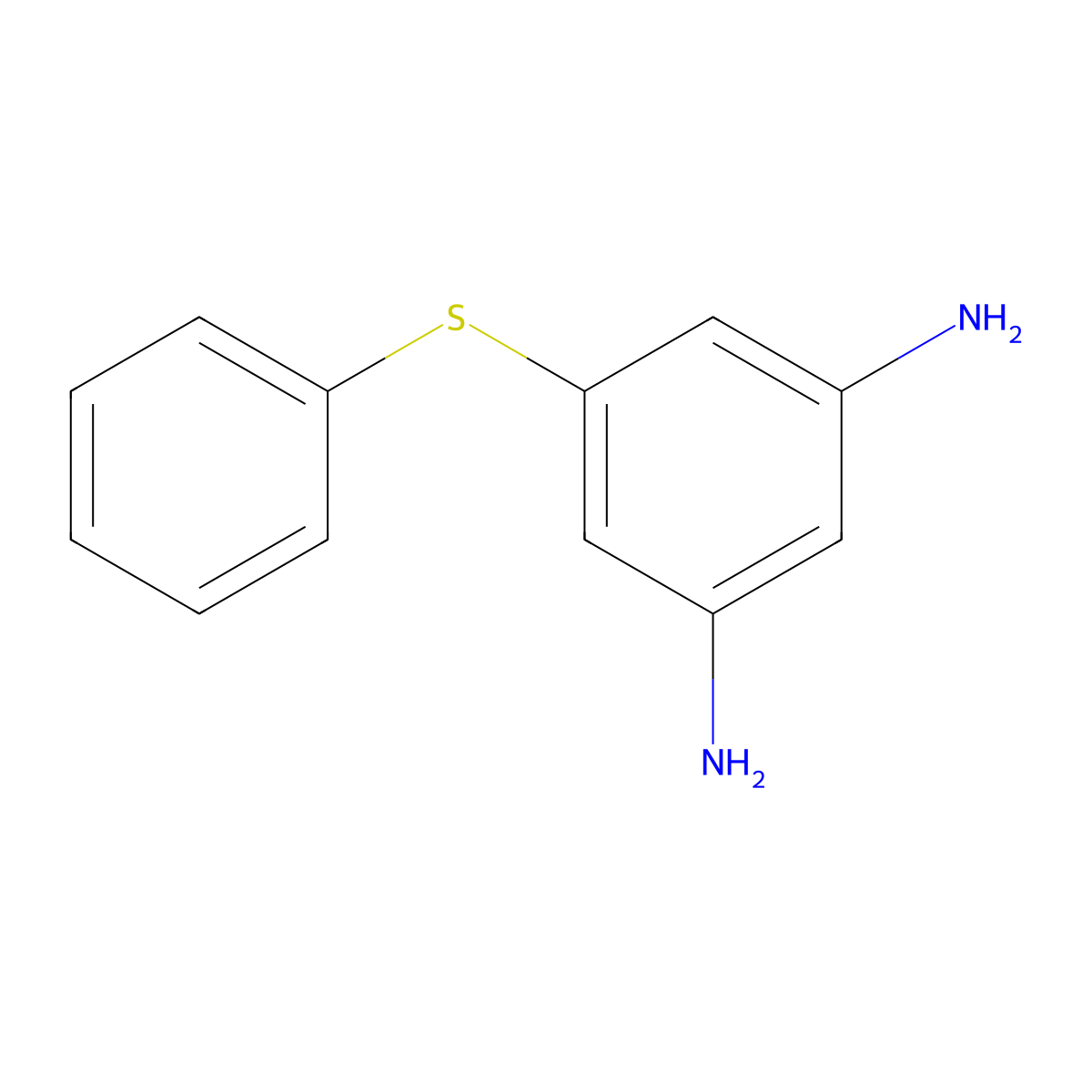 5-(Phenylthio)benzene-1,3-diamine molecular structure, CAS 245652-64-6
