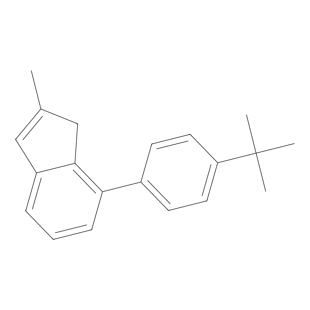 2-Methyl-7-(4'-tert-butylphenyl)indene molecular structure, CAS 245653-52-5