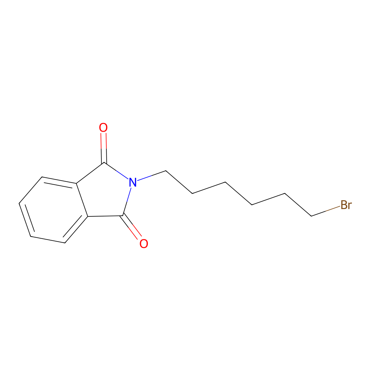 N-(6-Bromohexyl)phthalimide molecular structure, CAS 24566-79-8