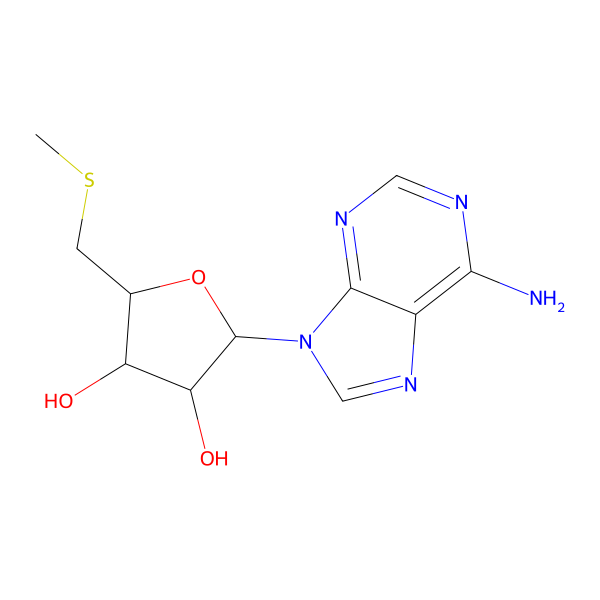 5'-Methylthioadenosine molecular structure, CAS 2457-80-9
