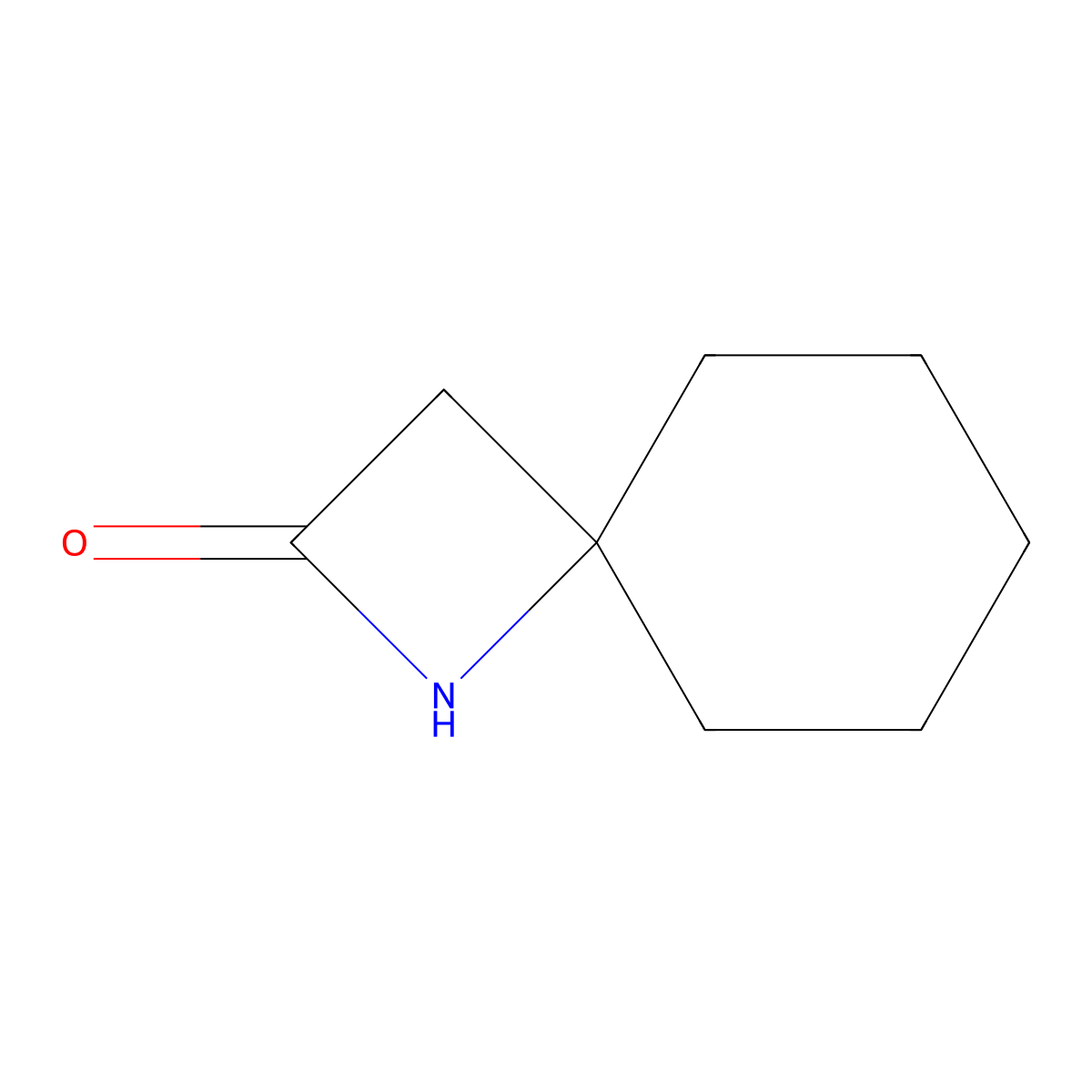 1-Azaspiro[3.5]nonan-2-one molecular structure, CAS 24571-98-0