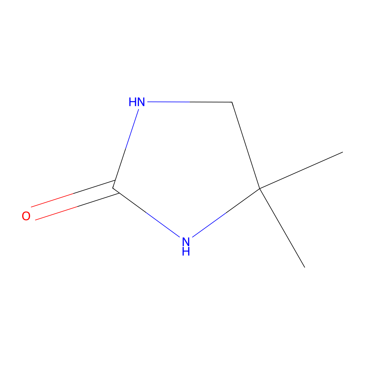 4,4-Dimethylimidazolidin-2-one molecular structure, CAS 24572-33-6