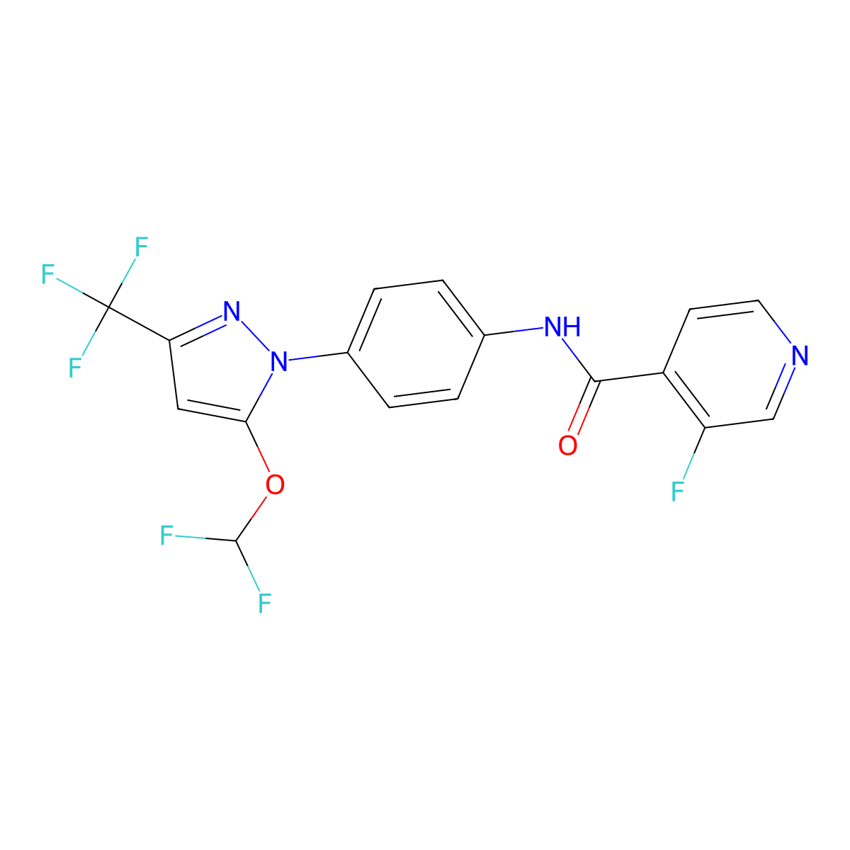NFAT Transcription Factor Regulator molecular structure, CAS 245747-71-1