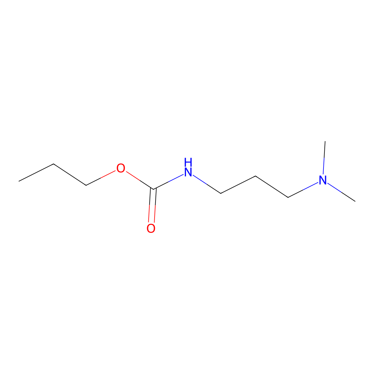 Propamocarb molecular structure, CAS 24579-73-5