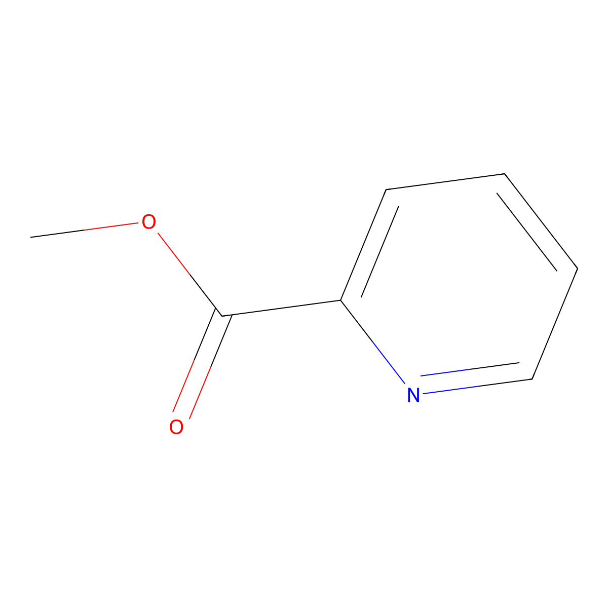 2-Carbomethoxypyridine molecular structure, CAS 2459-07-6