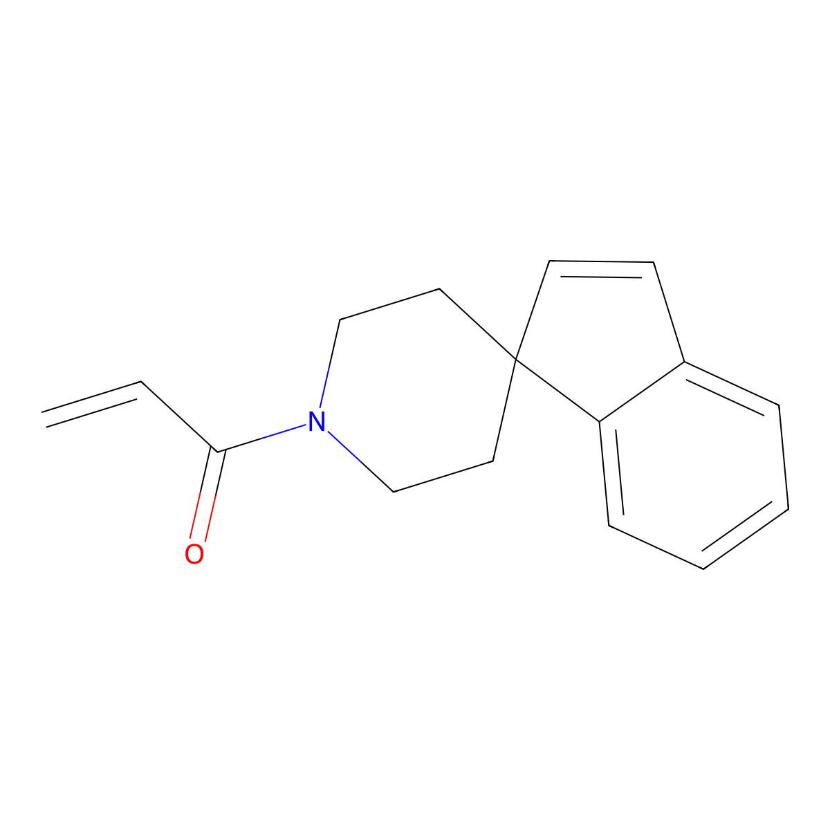 1-{Spiro[indene-1,4'-piperidin]-1'-yl}prop-2-en-1-one molecular structure, CAS 2459725-59-6