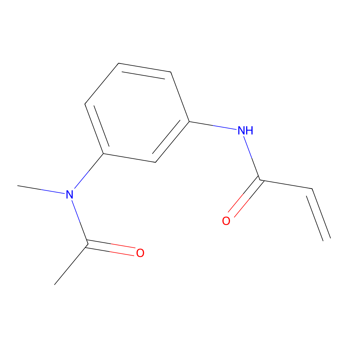 N-[3-(N-methylacetamido)phenyl]prop-2-enamide molecular structure, CAS 2459725-67-6