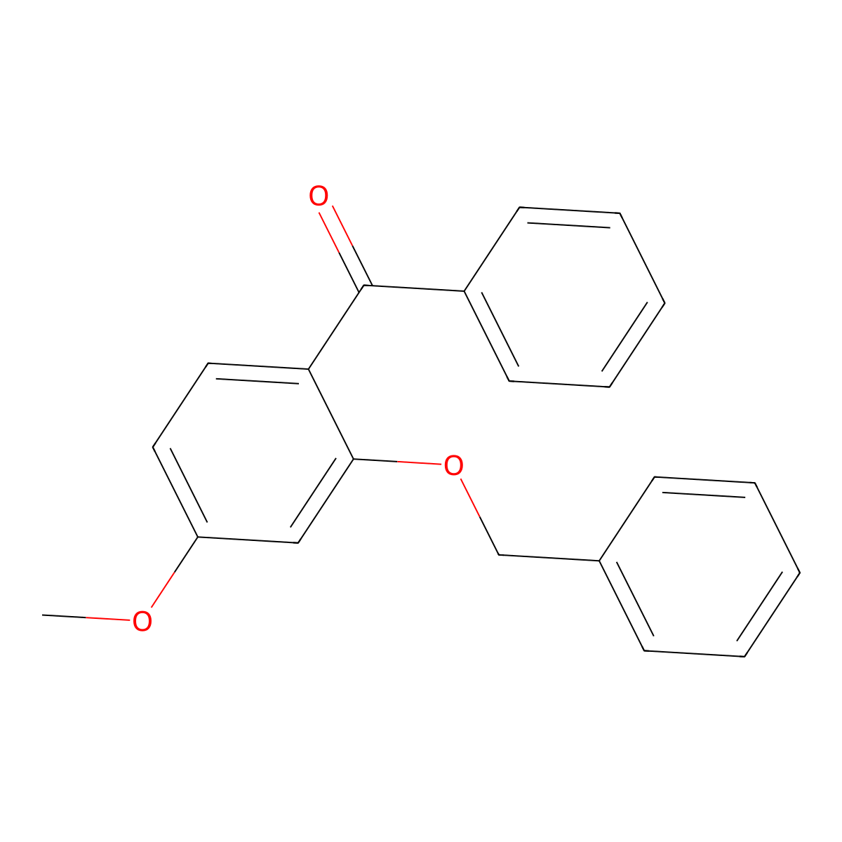 (4-Methoxy-2-phenylmethoxyphenyl)-phenylmethanone molecular structure, CAS 24598-35-4