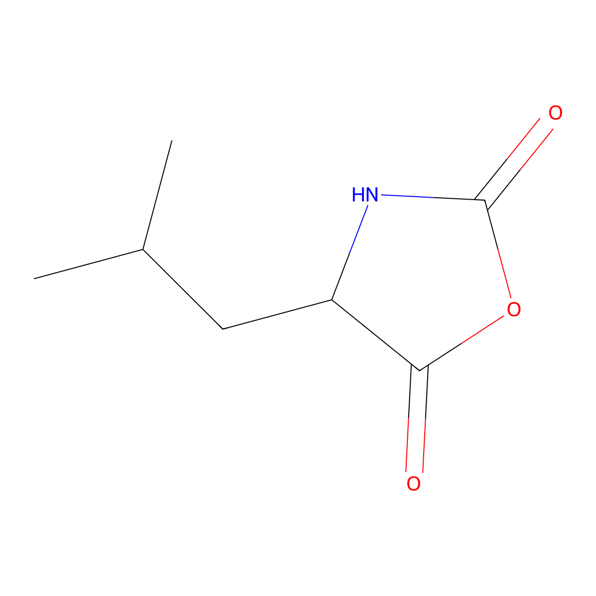 (S)-4-isopropyloxazolidine-2,5-dione molecular structure, CAS 24601-74-9