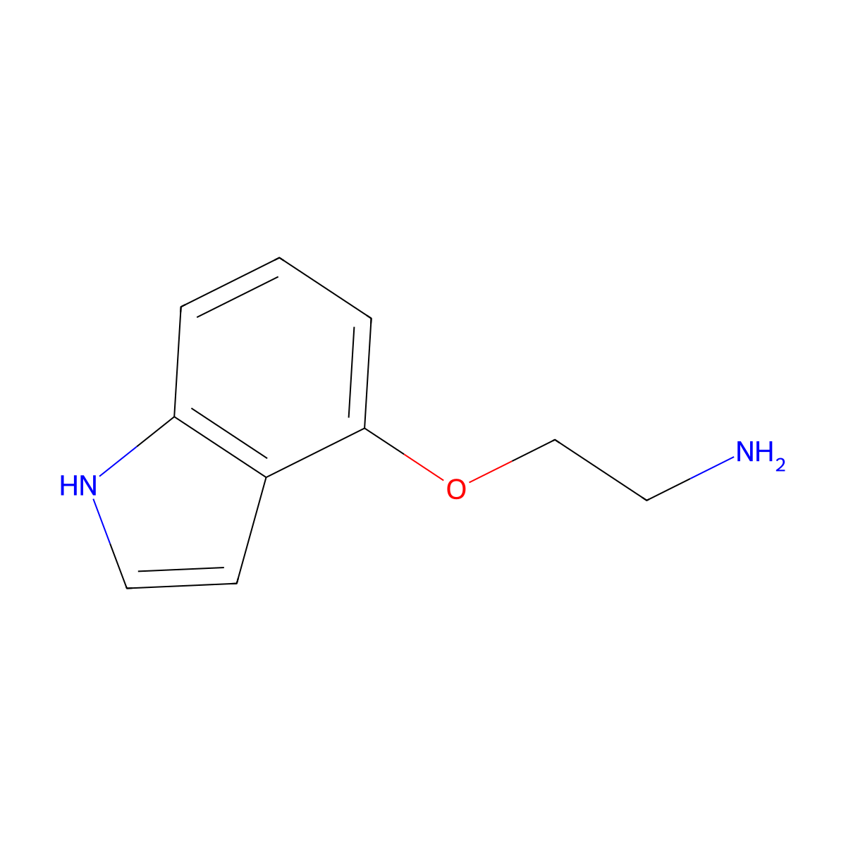 2-(1H-indol-4-yloxy)ethan-1-amine molecular structure, CAS 246028-97-7