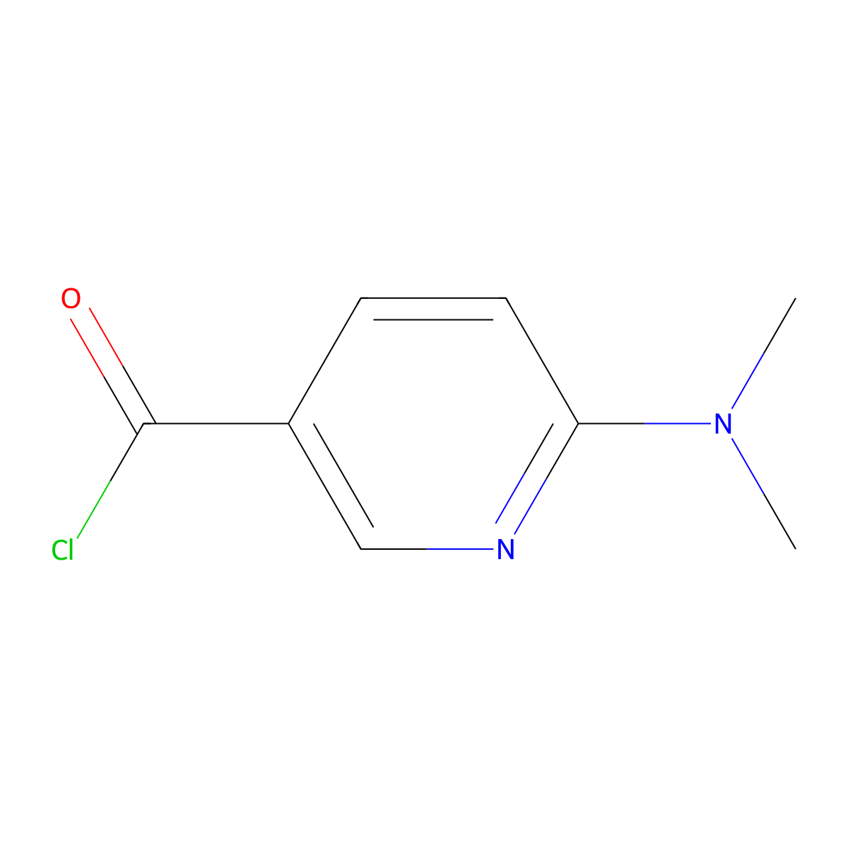 6-(Dimethylamino)pyridine-3-carbonyl chloride molecular structure, CAS 246034-30-0