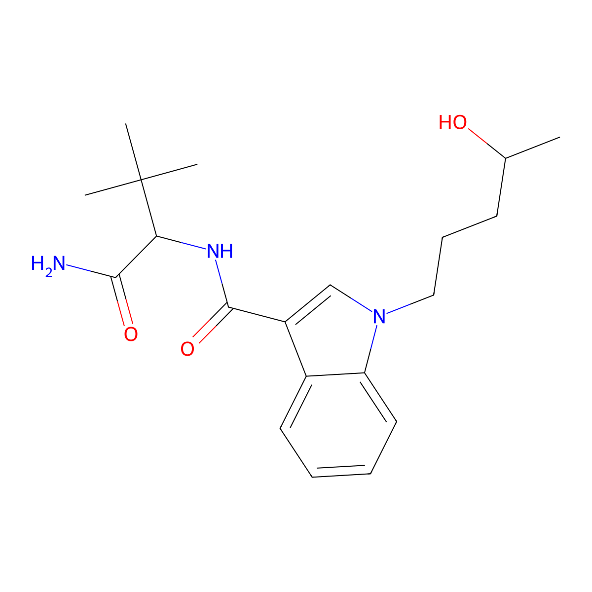 ADBICA N-(4-hydroxypentyl) metabolite molecular structure, CAS 2460433-26-3