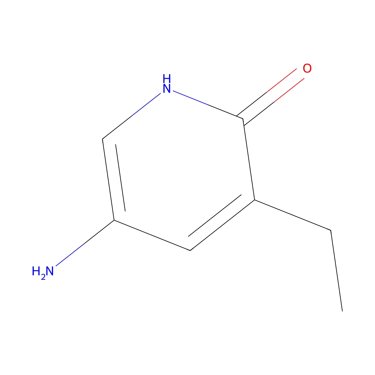 5-amino-3-ethylpyridin-2(1H)-one molecular structure, CAS 2460491-19-2