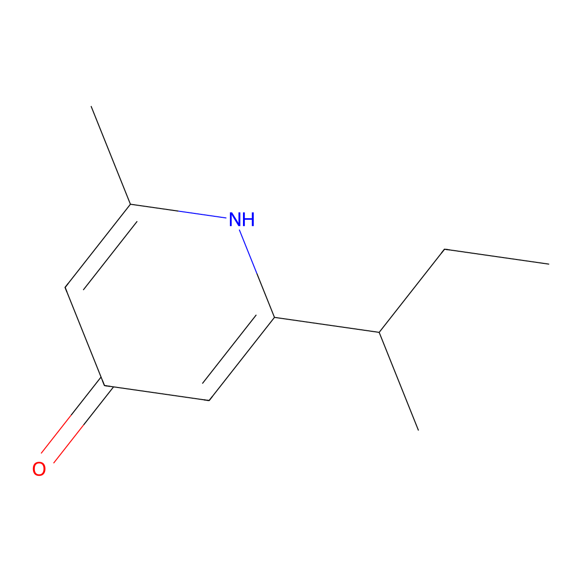 2-(Sec-butyl)-6-methylpyridin-4-ol molecular structure, CAS 2460492-82-2