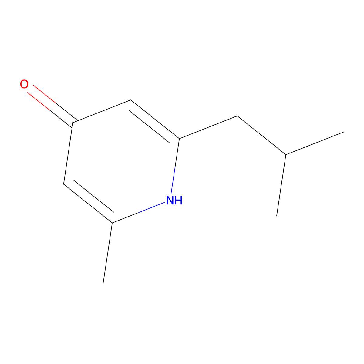2-Isobutyl-6-methylpyridin-4-ol molecular structure, CAS 2460494-33-9