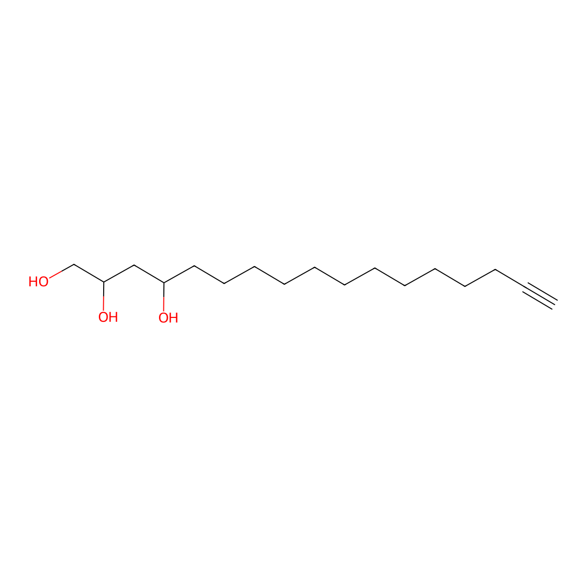 Avocadyne molecular structure, CAS 24607-05-4
