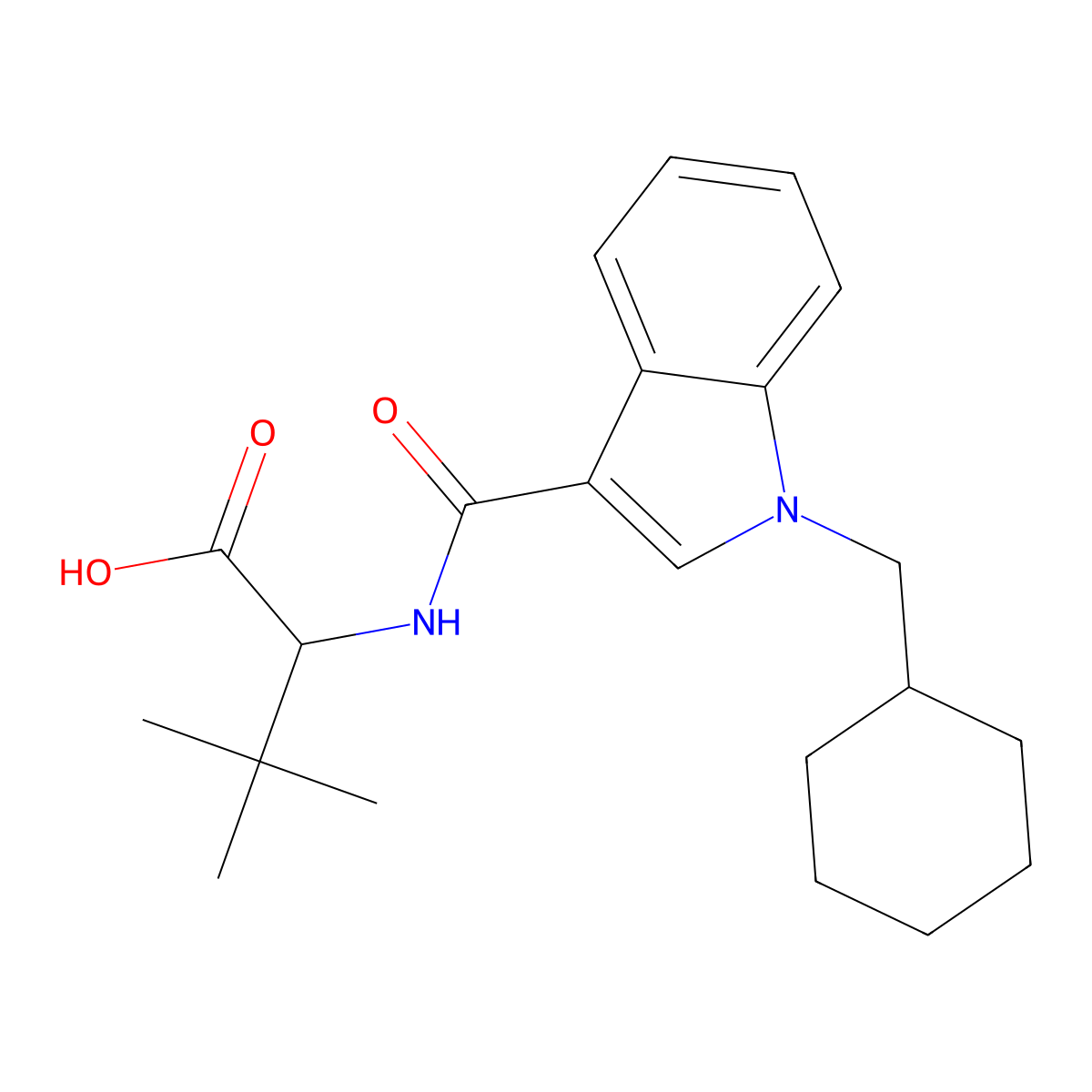 MDMB-CHMICA metabolite M2 molecular structure, CAS 2460730-12-3