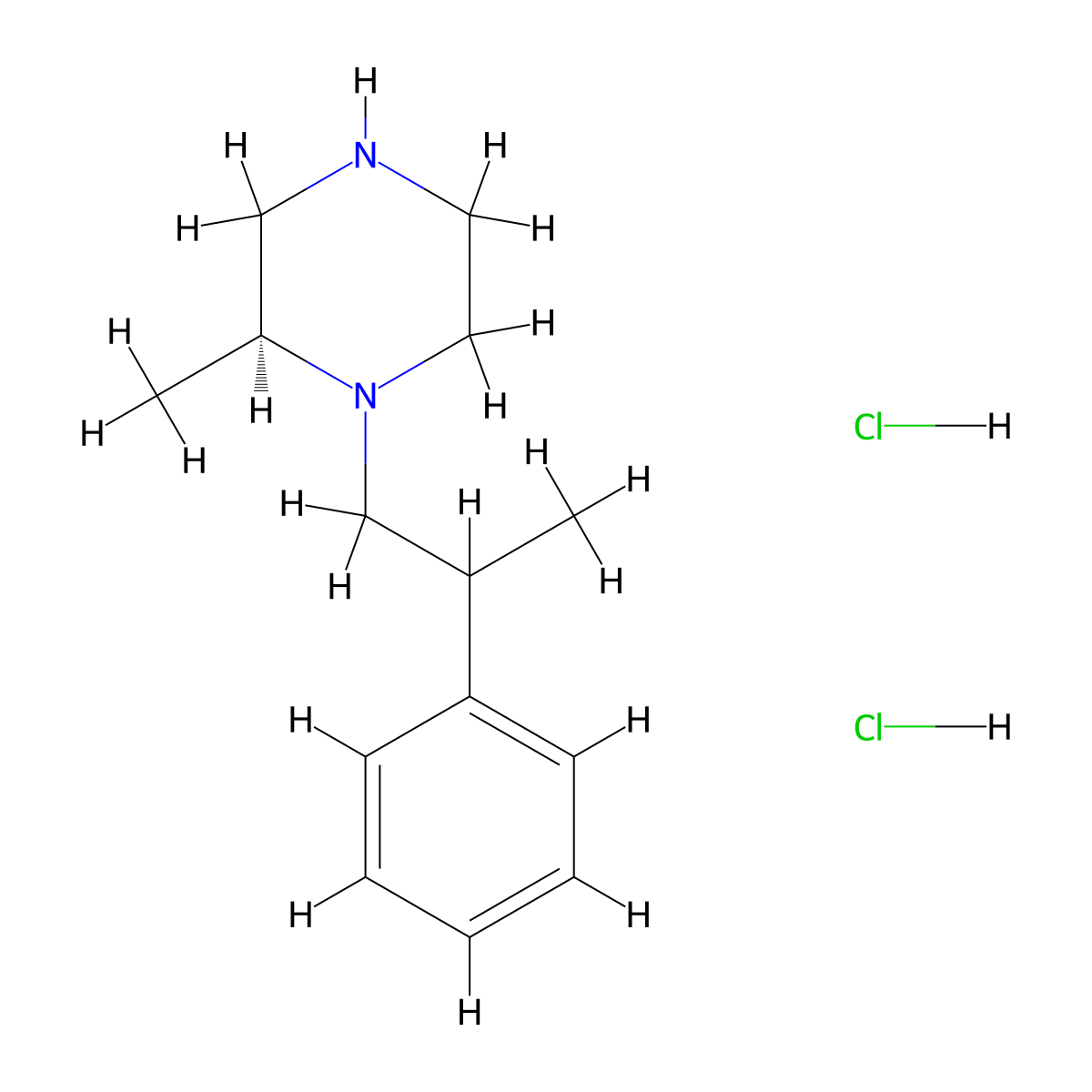 (2S)-2-methyl-1-(2-phenylpropyl)piperazine dihydrochloride molecular structure, CAS 2460745-62-2