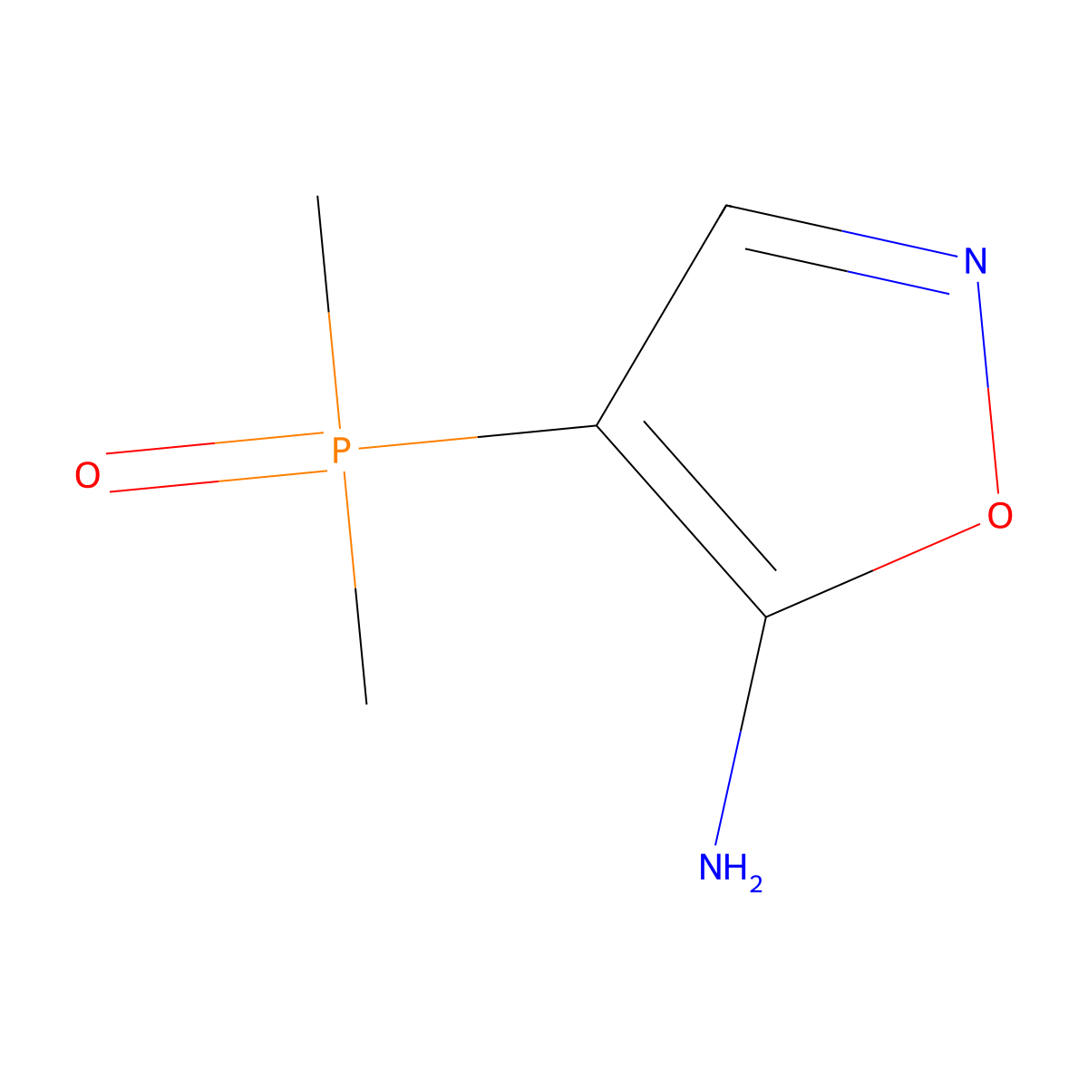 4-(Dimethylphosphoryl)-1,2-oxazol-5-amine molecular structure, CAS 2460748-63-2