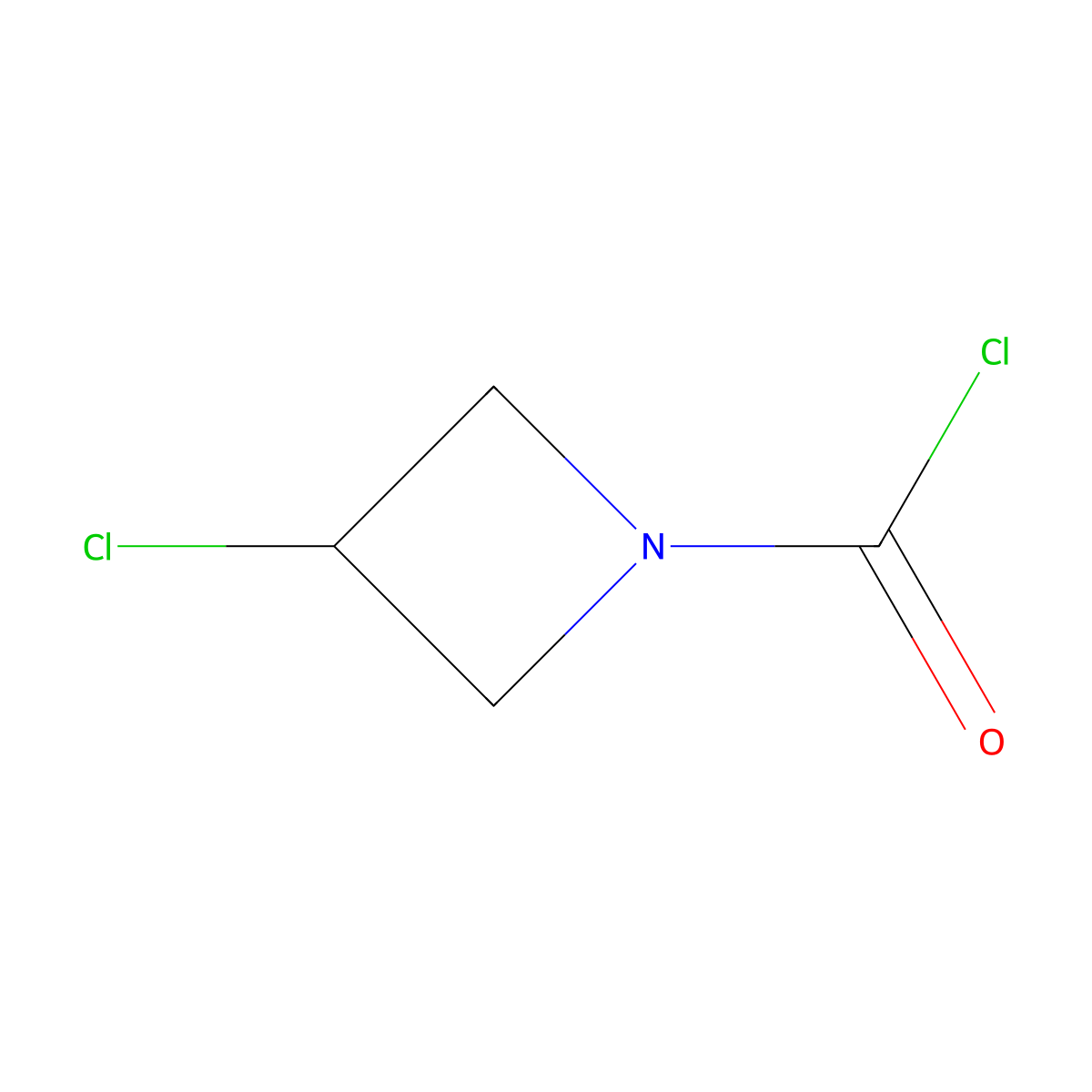 3-Chloroazetidine-1-carbonyl chloride molecular structure, CAS 2460748-69-8