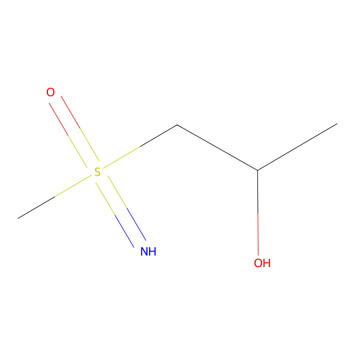 (2-Hydroxypropyl)(imino)methyl-lambda6-sulfanone molecular structure, CAS 2460749-09-9