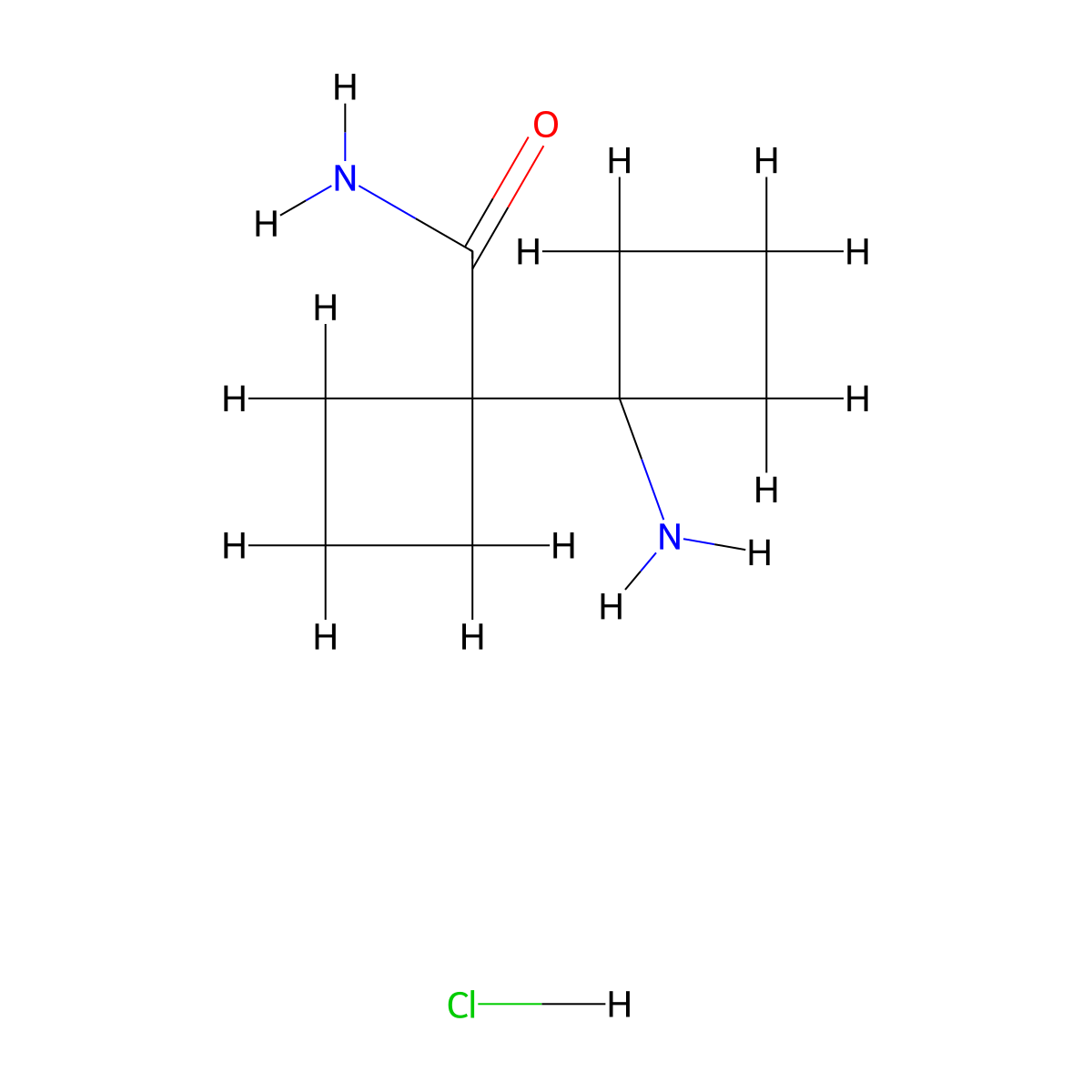 1'-Amino-(1,1'-bi(cyclobutane))-1-carboxamide hydrochloride molecular structure, CAS 2460749-12-4