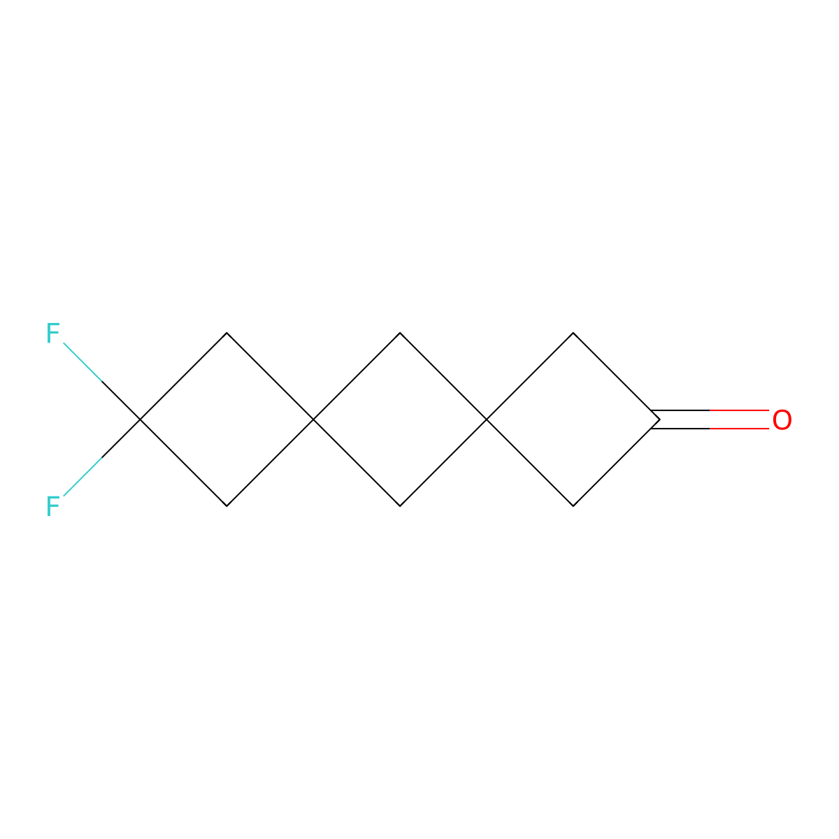 8,8-Difluorodispiro[3.1.3^{6}.1^{4}]decan-2-one molecular structure, CAS 2460749-57-7