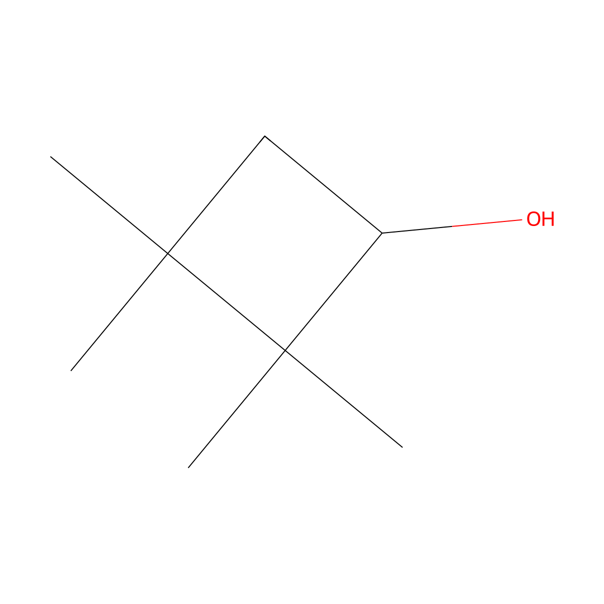 2,2,3,3-Tetramethylcyclobutan-1-ol molecular structure, CAS 2460749-63-5