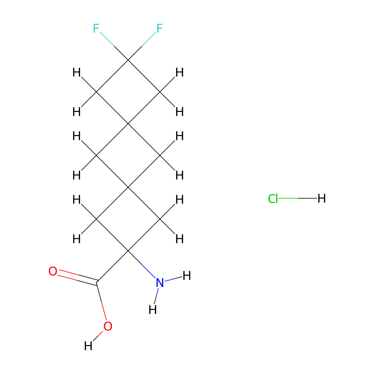 2-Amino-8,8-difluorodispiro[3.1.3^{6}.1^{4}]decane-2-carboxylicacidhydrochloride molecular structure, CAS 2460750-05-2