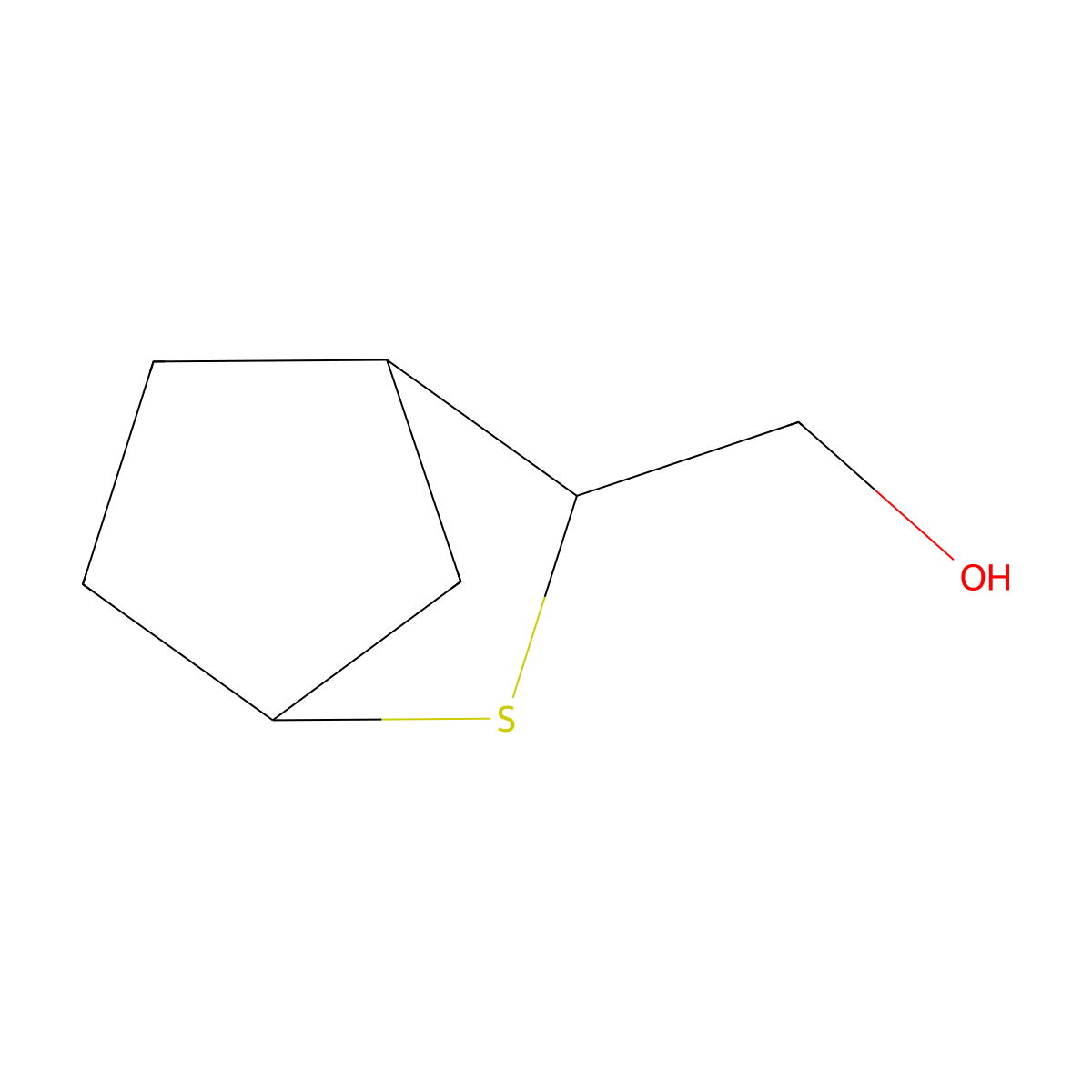 2-Thiabicyclo[2.2.1]heptan-3-ylmethanol molecular structure, CAS 2460750-47-2