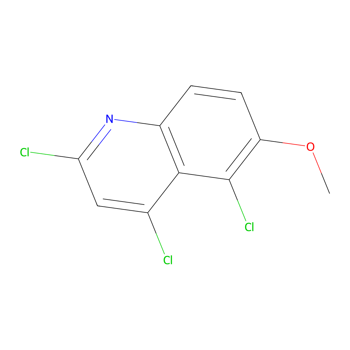 2,4,5-Trichloro-6-methoxyquinoline molecular structure, CAS 2460751-22-6