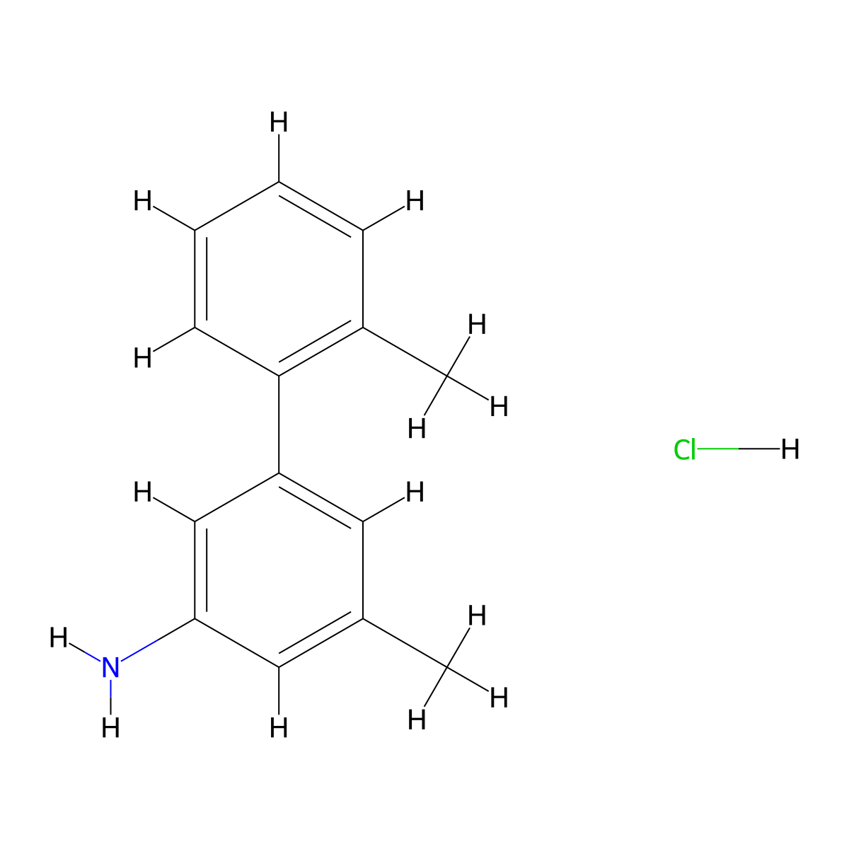 2',5-Dimethyl-[1,1'-biphenyl]-3-amine hydrochloride molecular structure, CAS 2460751-24-8