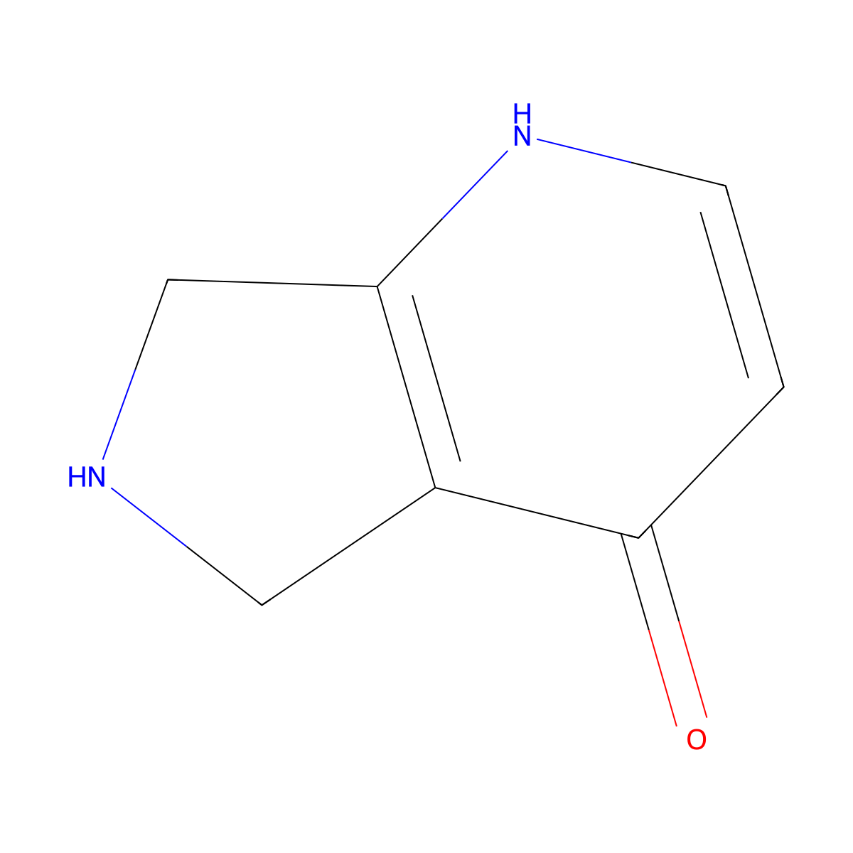 5H,6H,7H-pyrrolo[3,4-b]pyridin-4-ol molecular structure, CAS 2460751-29-3