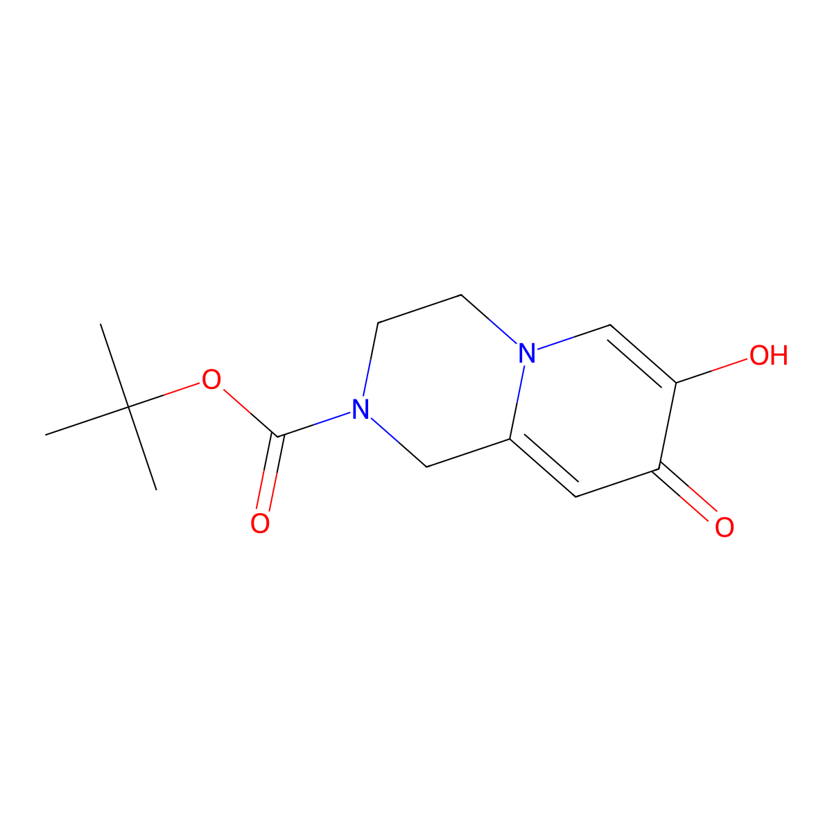 Tert-butyl 7-hydroxy-8-oxo-1h,2h,3h,4h,8h-pyrido[1,2-a]pyrazine-2-carboxylate molecular structure, CAS 2460754-22-5