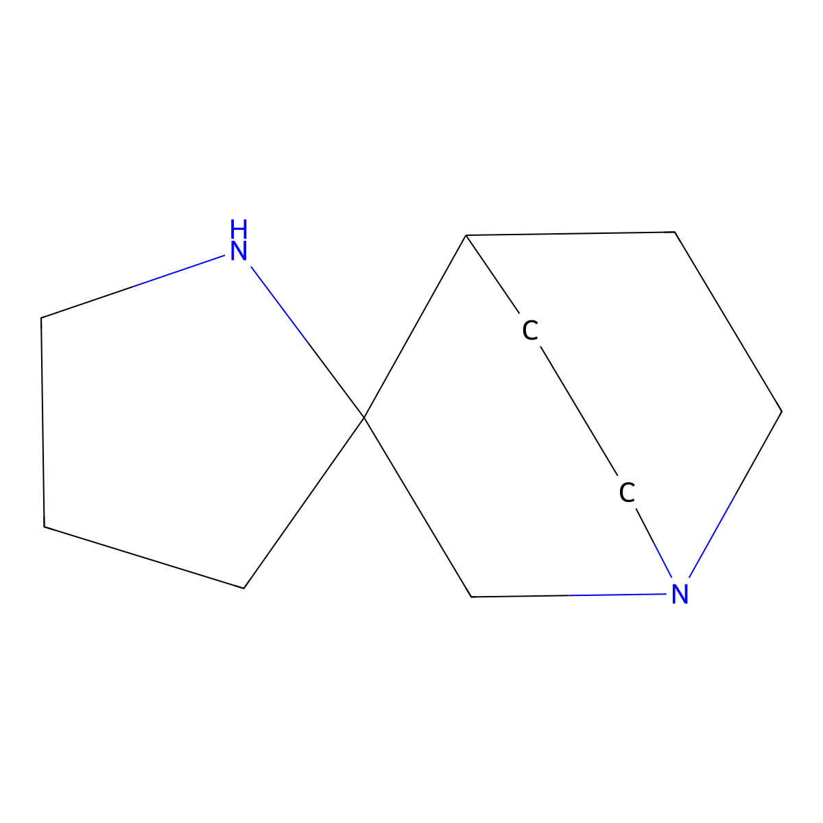 4-Azaspiro[bicyclo[2.2.2]octane-2,2'-pyrrolidine] molecular structure, CAS 2460754-51-0
