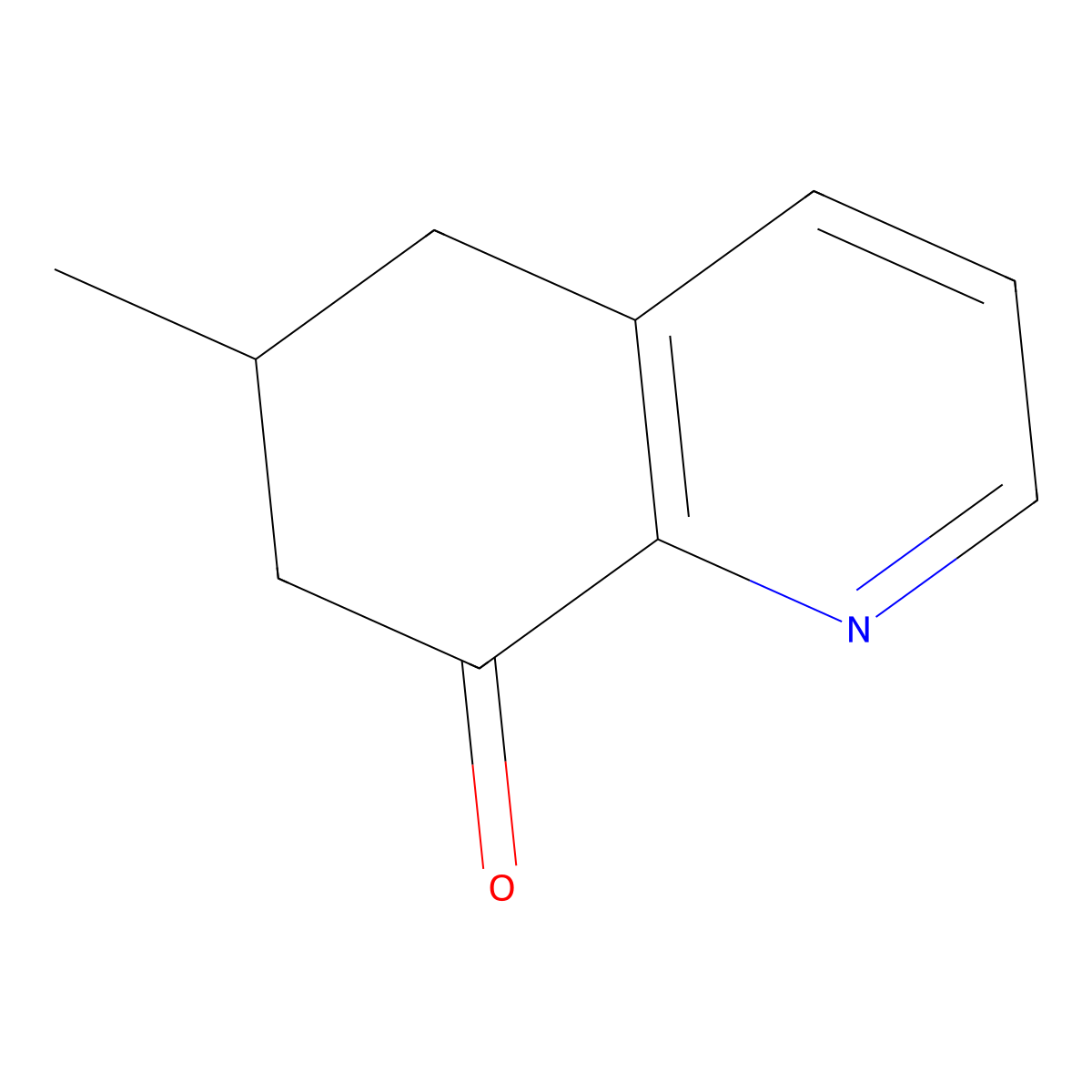 6-Methyl-5,6,7,8-tetrahydroquinolin-8-one molecular structure, CAS 2460755-55-7