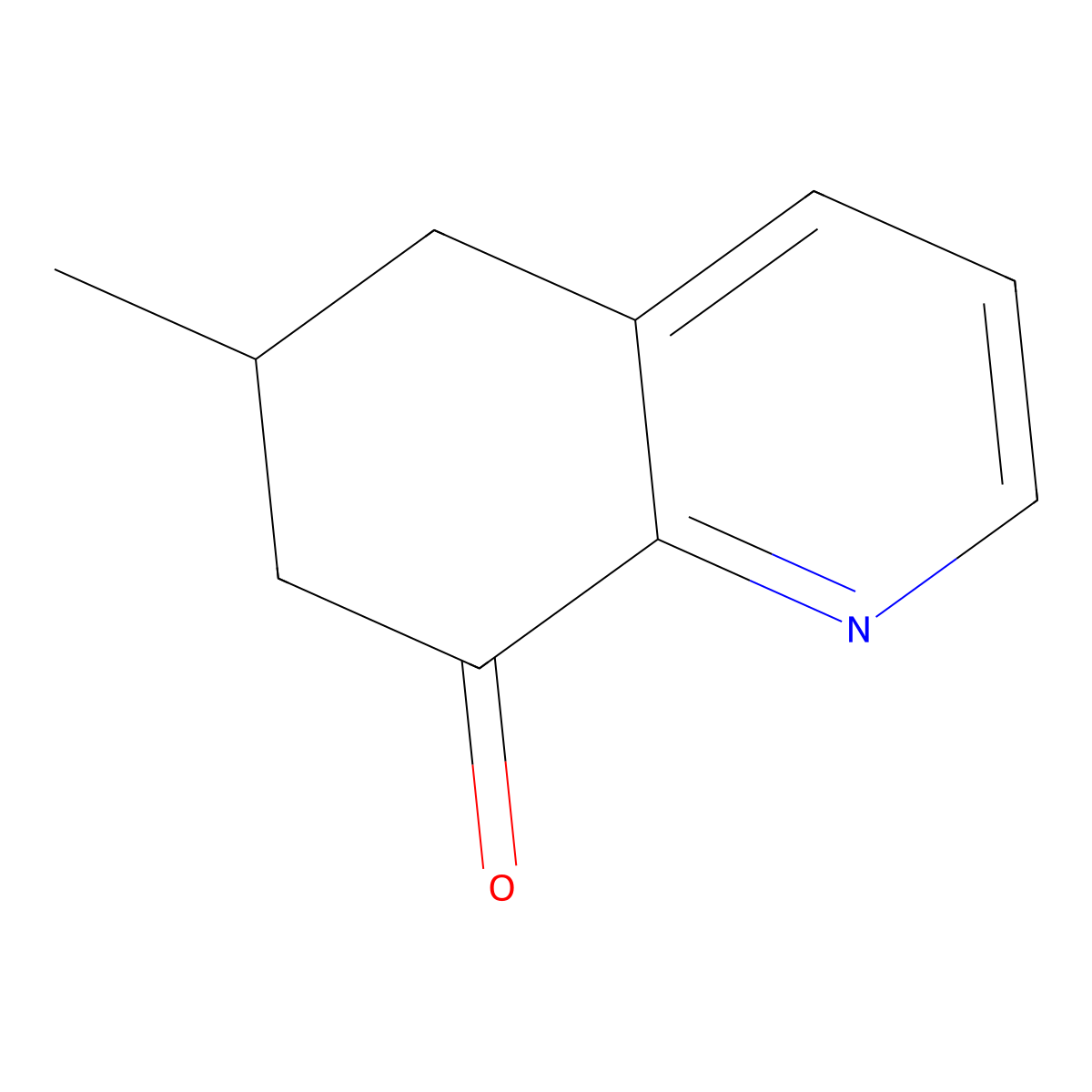 6-Methyl-5,6,7,8-tetrahydroquinolin-8-one molecular structure, CAS 2460755-55-7