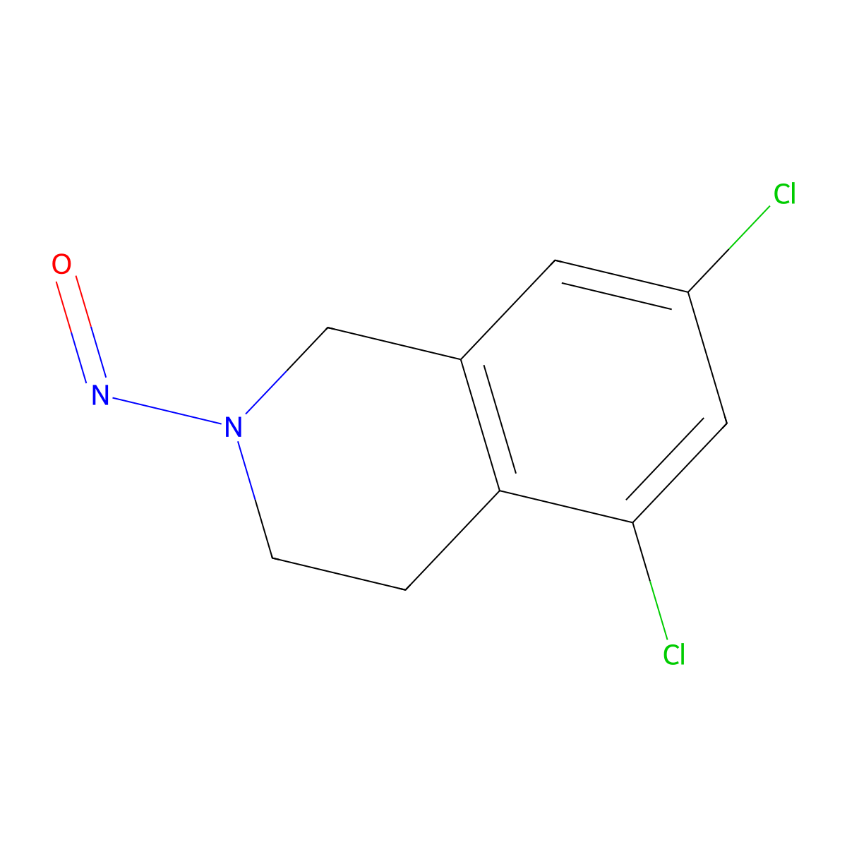 5,7-Dichloro-2-nitroso-1,2,3,4-tetrahydroisoquinoline molecular structure, CAS 2460755-61-5