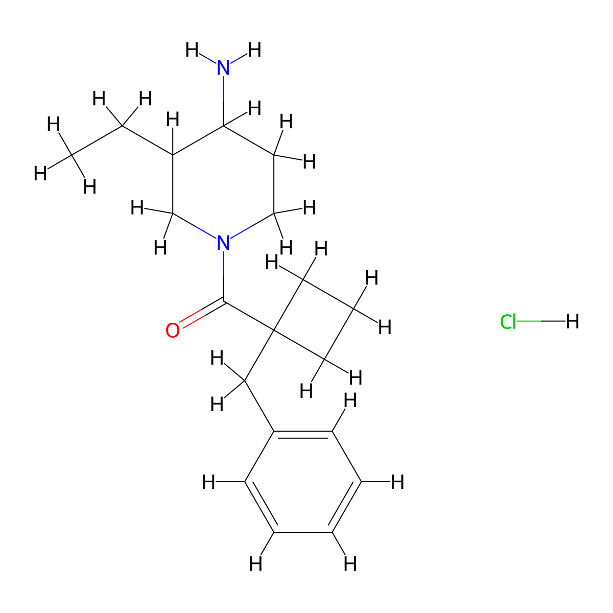 1-(1-Benzylcyclobutanecarbonyl)-3-ethylpiperidin-4-amine hydrochloride molecular structure, CAS 2460755-79-5